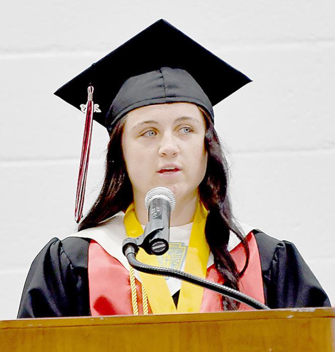 Senior Emma Sears was Chosen by Her Fellow Classmates to Present the Address at Graduation