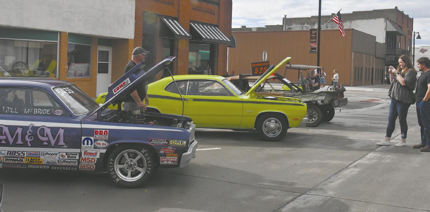 Race cars, classic cars, and derby cars alike lined the streets on Friday during the Show and Shine from 5-8 p.m.