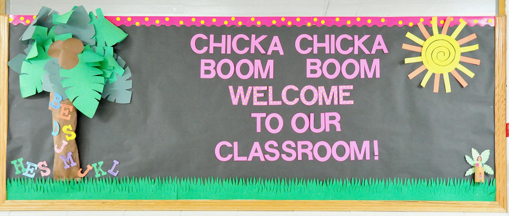 Throughout the hallways at Lila McAndrew Elementary students were greeted with cute bulletin boards as they went into their classrooms. As you entered the front doors in the elementary building, Principal Ben Wright, had the music cranked up to add to the atmosphere.