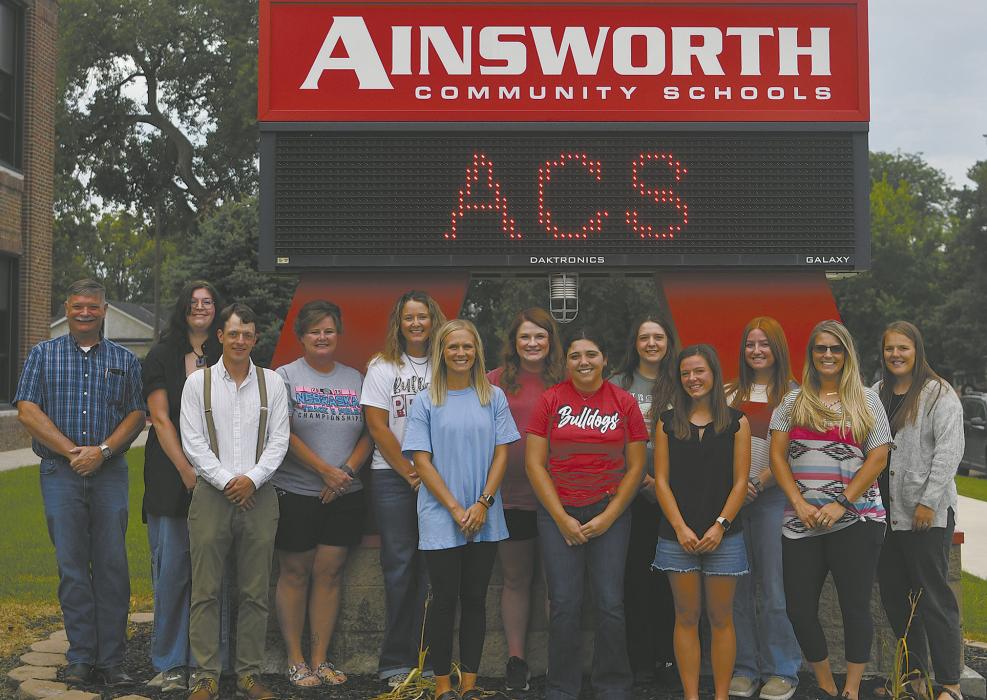 Pictured above are new staff and staff members that have changed positions. Back row (left - right): Cory Friedrich, Alexandra Vega, Amanda Evans, Amanda Finney, Emily Jackman, Tiara McGinley, Bailey Young, and Kelsey Riesen. Front row: Brady Baker, Bailey Kovarik, Josie Ganser, CeeAnna Beel, and Bobbie Jo Robinson.