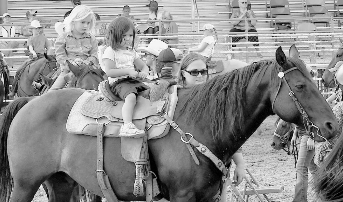 Many of the participants in Musical Chairs for the 5 &amp; Under group may have been on a horse for the first time.