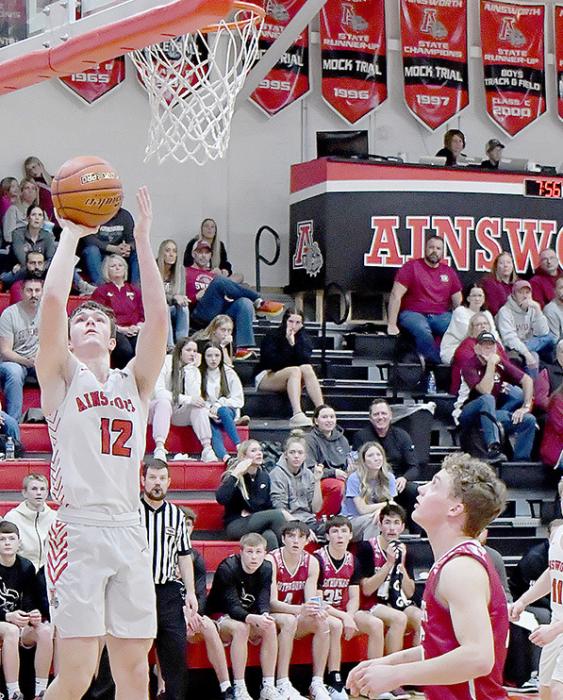 Logan Schroedl scores against the Gothenburg Swede off an assist from Carter Nelson.