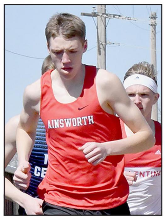 Ty Schlueter won both the 1600 Meter and 3200 Meter Runs.