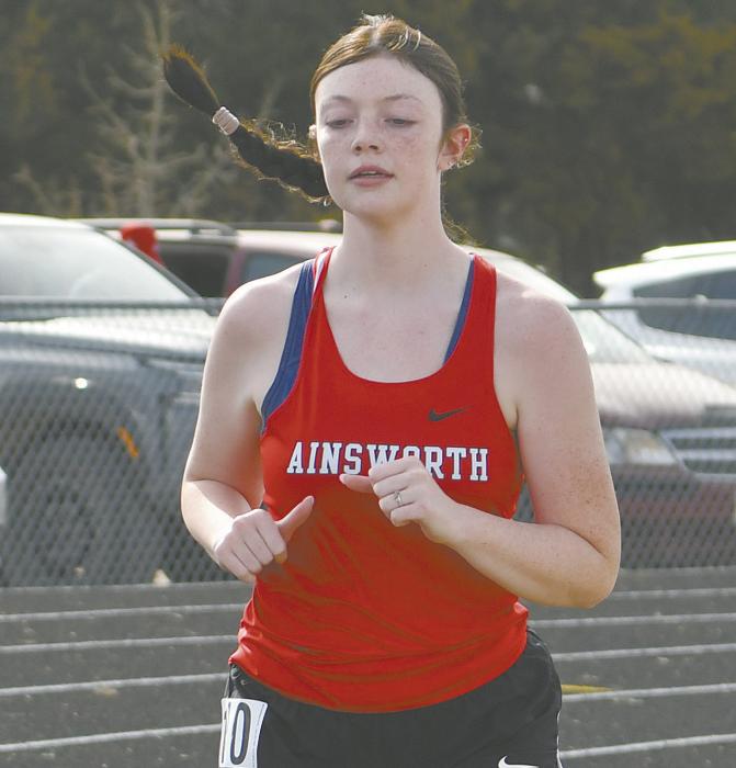 Junior Payton Moody ran in the 1600 meter run.