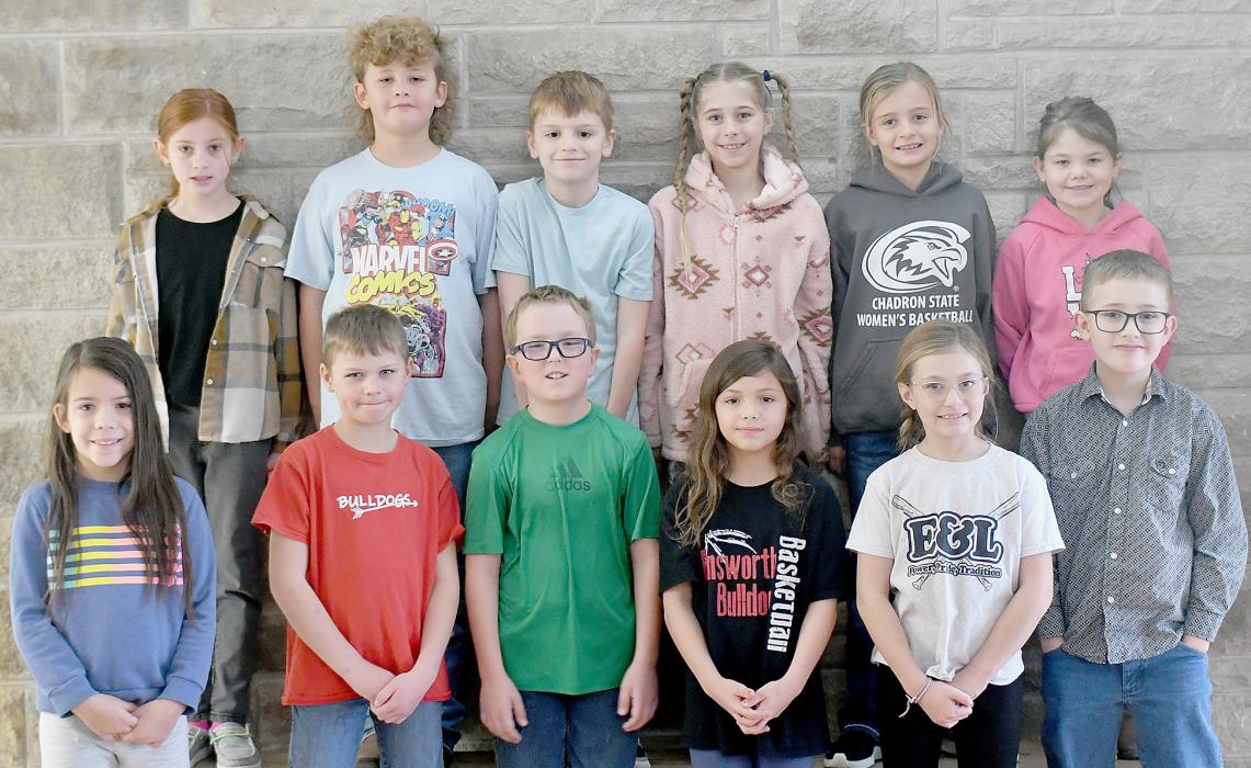 What was my best Christmas gift I’ve ever received or that I have given to someone else? These third grade students of Mrs. Regan Fairhead will shall those best gifts with us (Front Row - Left to Right): Stella Lentz, Jerrod Buechle, Matthew Clingman, Isabella Pike, Kimberlyn Doke and Ty Ruhter; (Back Row - Left to Right): Monroe Buckles, Jonathon Cannaday, Jaxson Fiello, MaKayla Keller, Elsie Graff and Taylor Kelley.