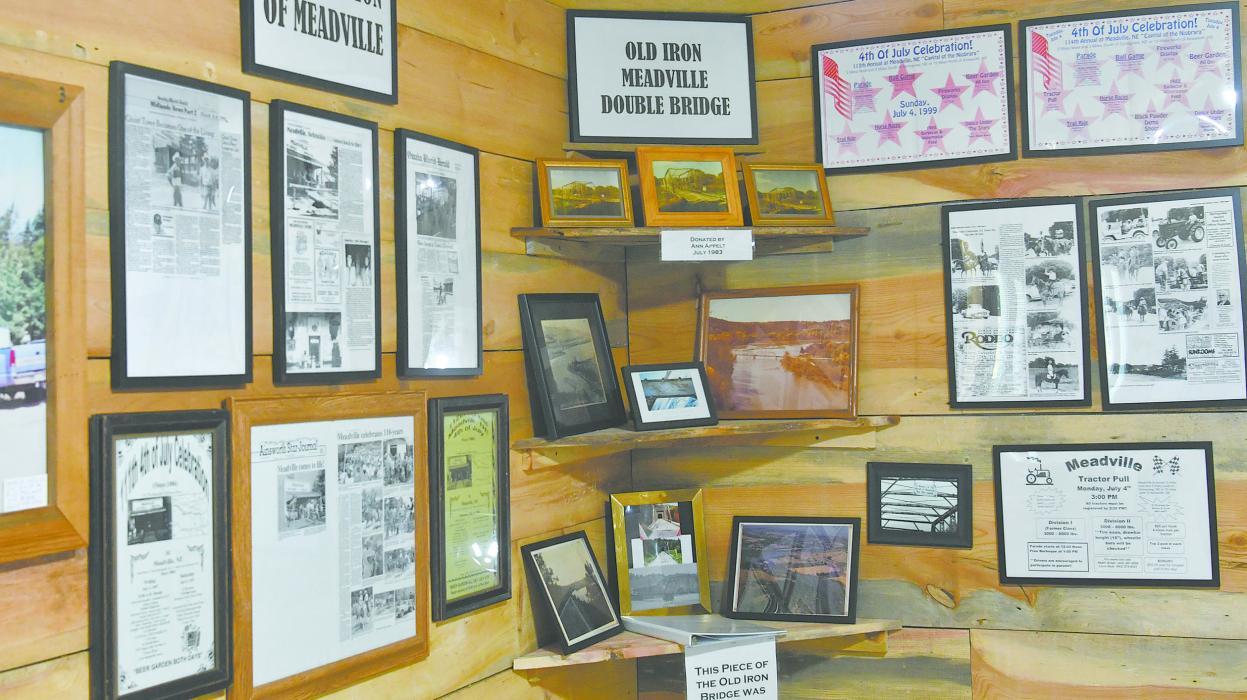 Several members of the community and surrounding areas have come together to provide items for the museum. Rod Palmer, owner of the Red Barn, hopes to see the museum grow as more people visit and bring in their pieces of Meadville history.