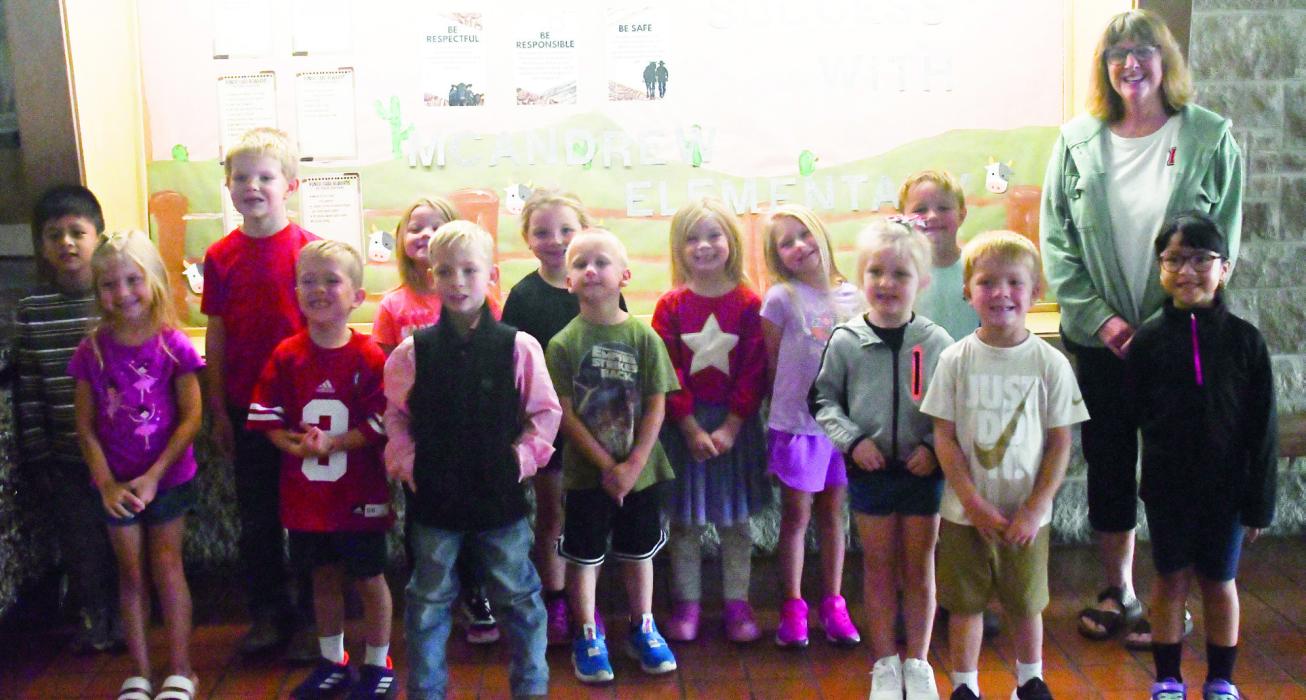 Ainsworth Community Schools Class of 2038 Completes First Month of School
