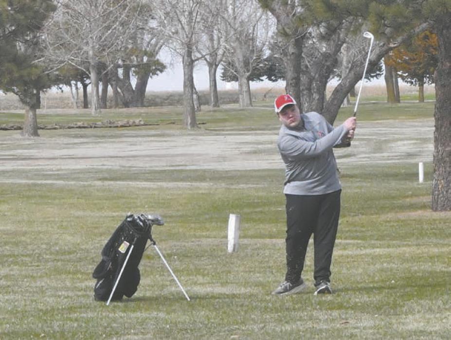 David Cook shot an 81 during the triangular on Thursday.