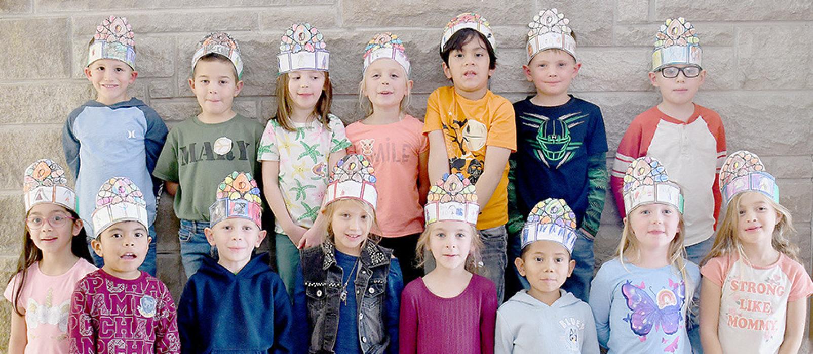 Lori Pollock’s Kindergarten class are (Back Row - Left to Right) Weston Arens, Emery Hladky, Vivian Kinzie, Blayke Kovarik, Sebastian Godoy, Preston Winters and Wyatt Schroeder; (Front Row - Left to Right) Iris Pozehl, Ian Sanchez, Bentlee Fuelberth, Leila Corker, Celia Carpenter, Mario Martinez, Madilyn Allen and Blair Martin. Not pictured: Roslynn Robinson.