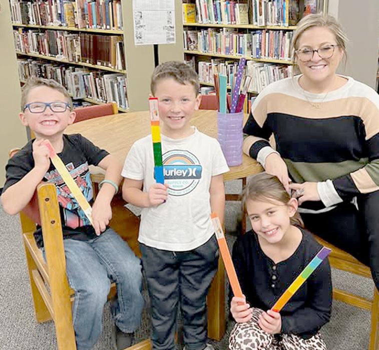 Book Place Holders Donated to Ainsworth Public Library
