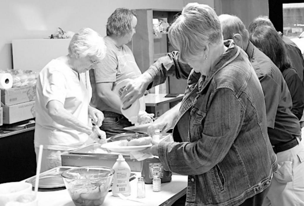 Alumni Enjoyed Visiting While Supporting the Annual Hamburger, Fries and Shakes at the Elks