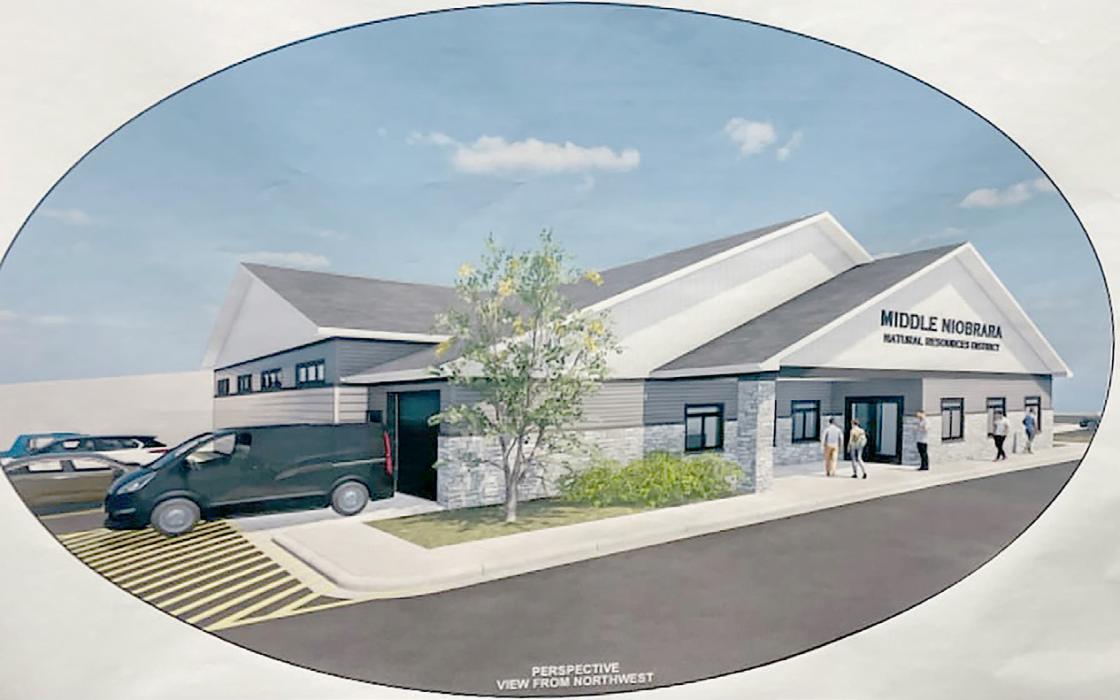 As the Middle Niobrara Natural Resources District (MNNRD) plans a multi-million dollar remodel, the public will have a chance to weigh in on the project. Pictured is the proposed Multi-million dollar Middle Niobrara NRD remodel.