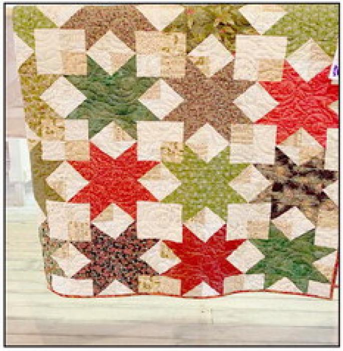 Best in County Quilts and a 2024 State Fair Qualifier with this quilt is Marsha Fuchs.