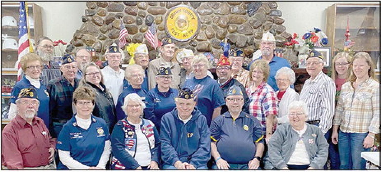 Ainsworth American Legion Unit #79 was the host site to kick-off this year’s Annual American Legion Family Membership Tour. Several dignitaries were greeted by local American Legion and American Legion Auxiliary members.