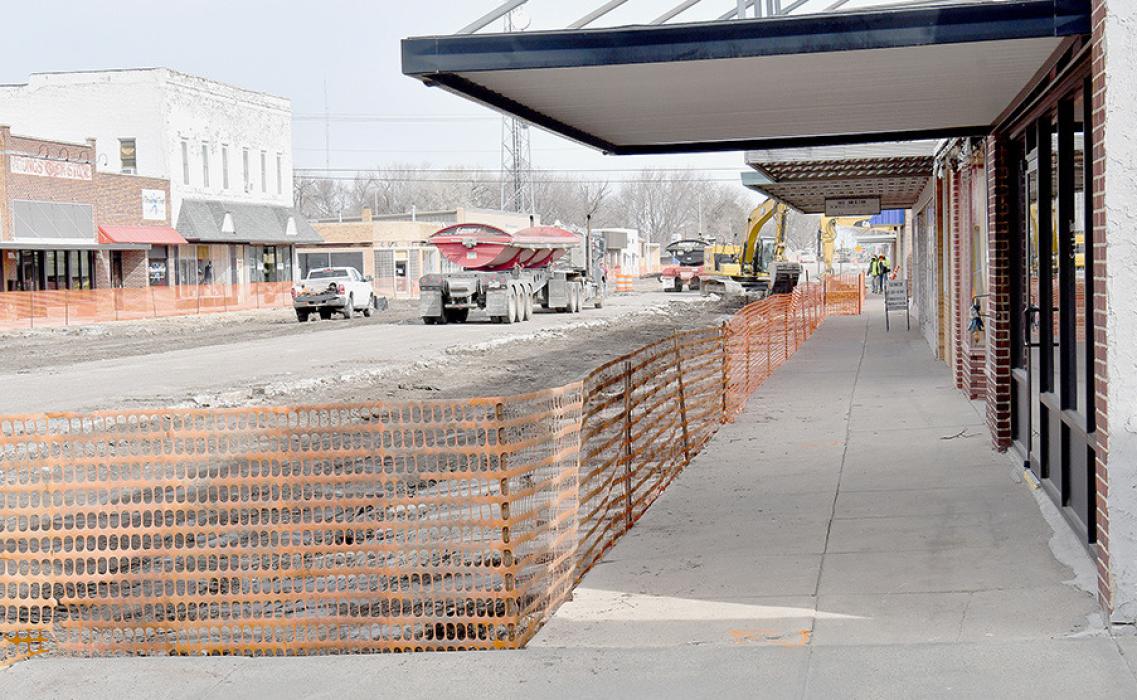 Work has Begun on the Main Street Project in Ainsworth