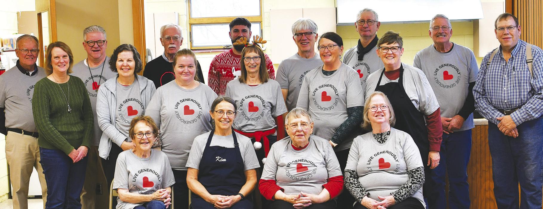 Ainsworth United Methodist Church Provides Christmas Dinner for Residents