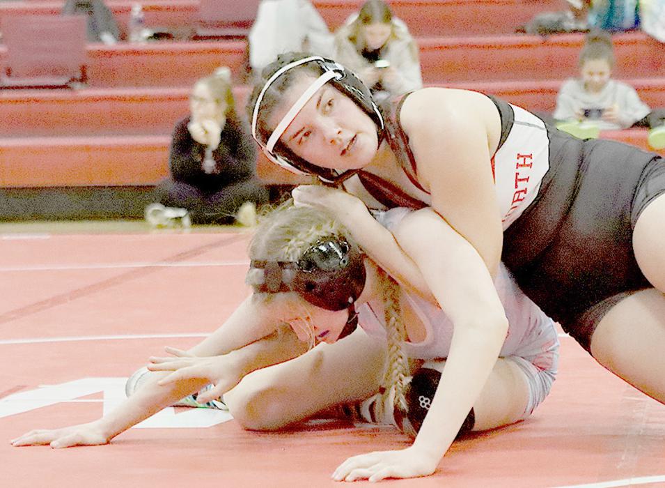 Wrestling in 145 lb. weight class, Braylin Rudnick placed fourth at the Winside Invitational.