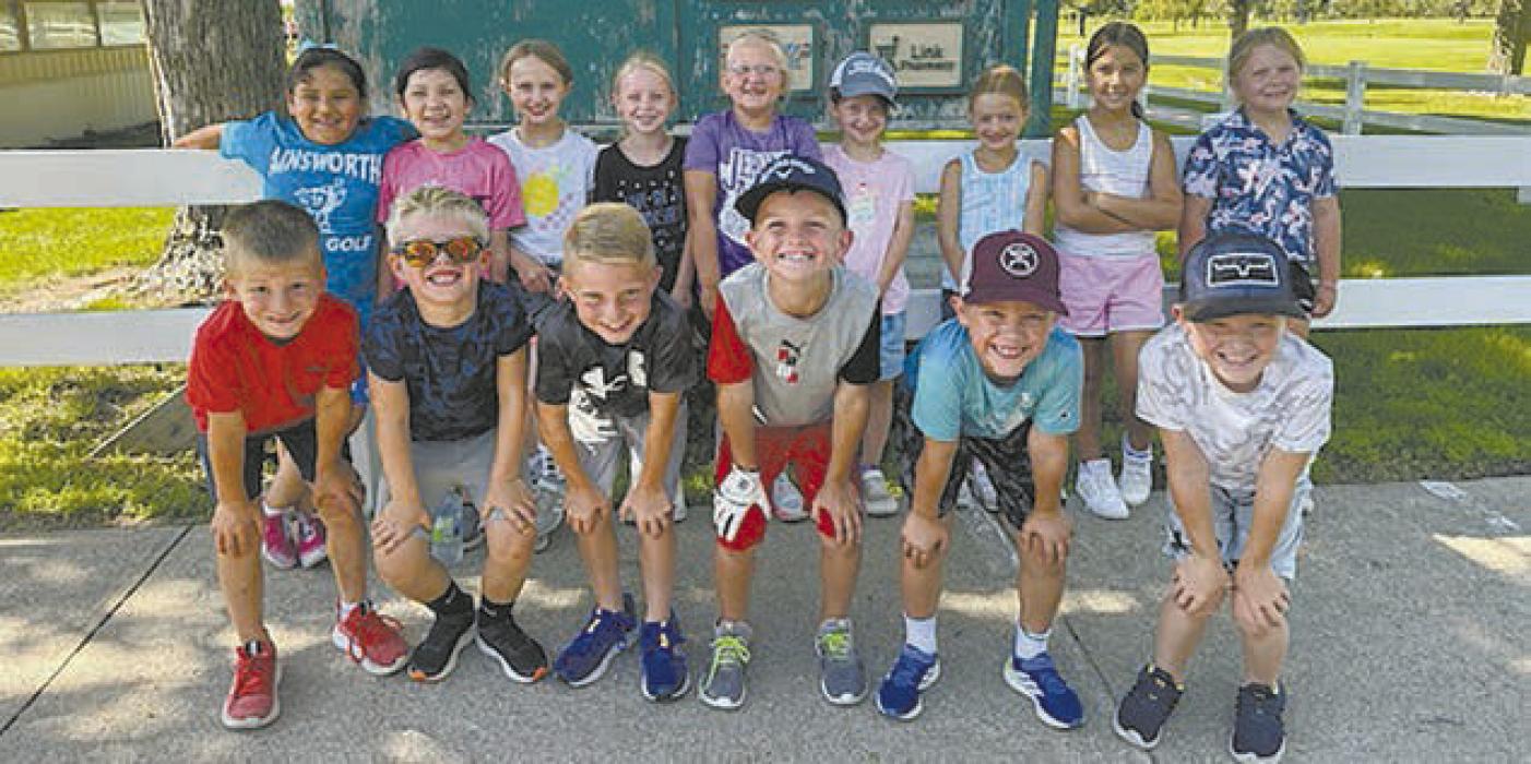 The Kindergarten through second grade division had 17 campers. The campers had putting, chipping, and ‘play it’ competitions.