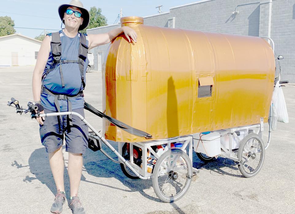 Tim Hickle is on a 195 Mile Training Walk from Valentine to Norfolk, NE