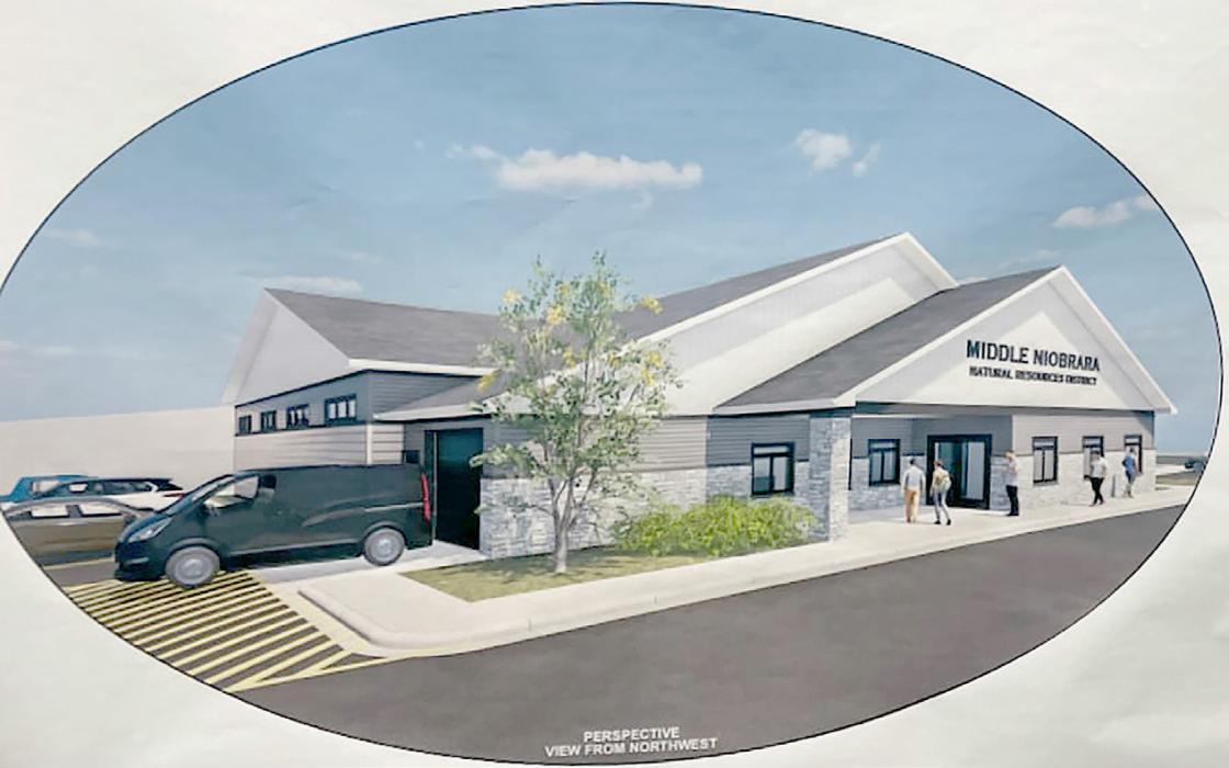 As the Middle Niobrara Natural Resources District (MNNRD) plans a multi-million dollar remodel, the public will have a chance to weigh in on the project. Pictured is the proposed Multi-million dollar Middle Niobrara NRD remodel.