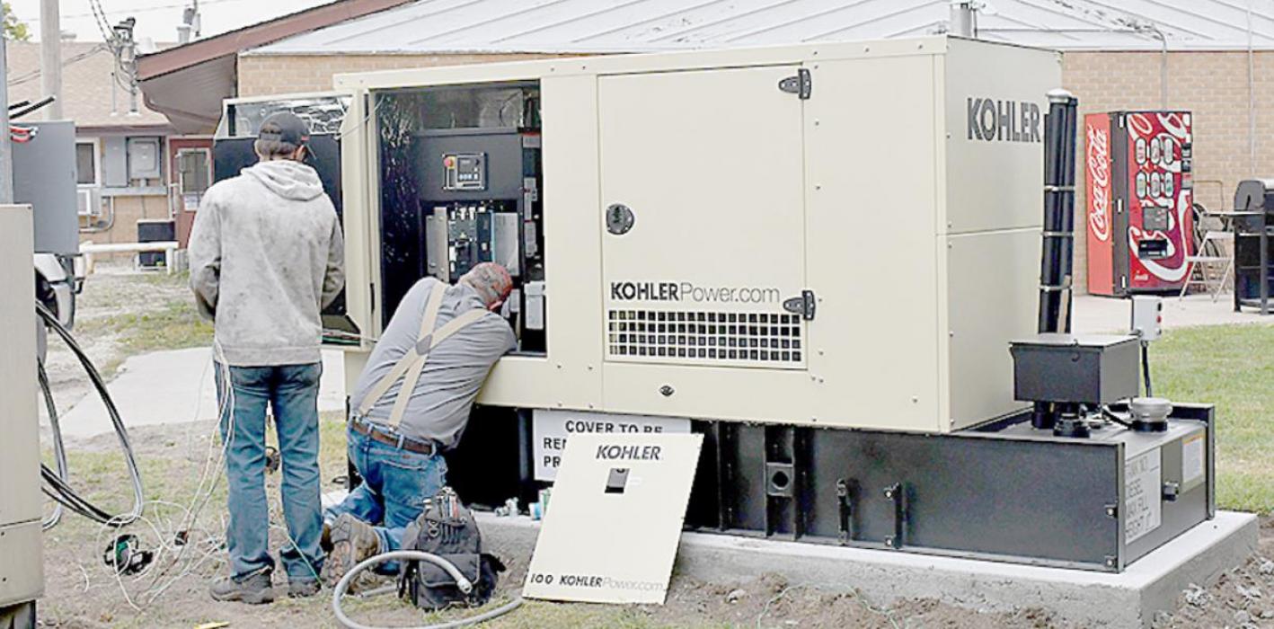 New Generator Installed at Sandhills Care Center