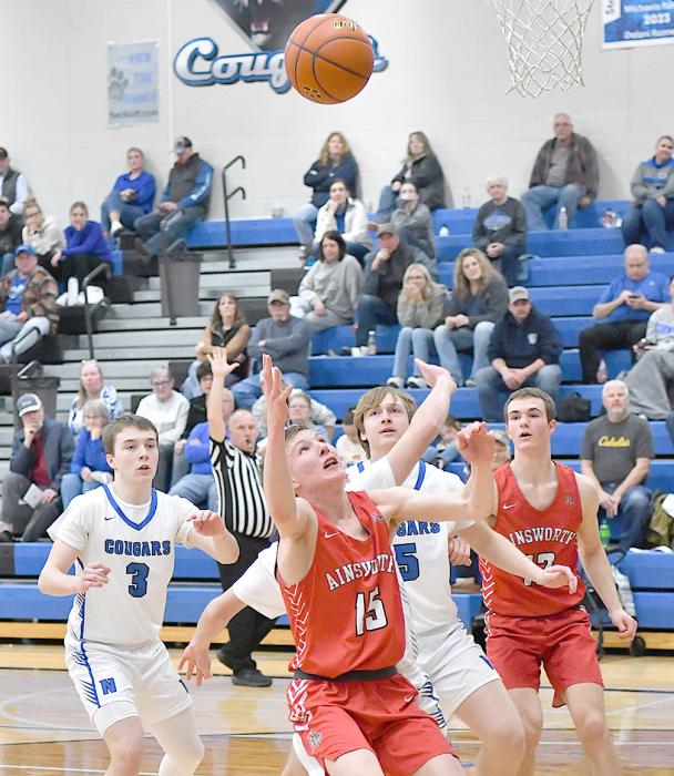 Freshman Jacob Ortner led the team in rebounds. Ortner had six rebounds against the Cougars.