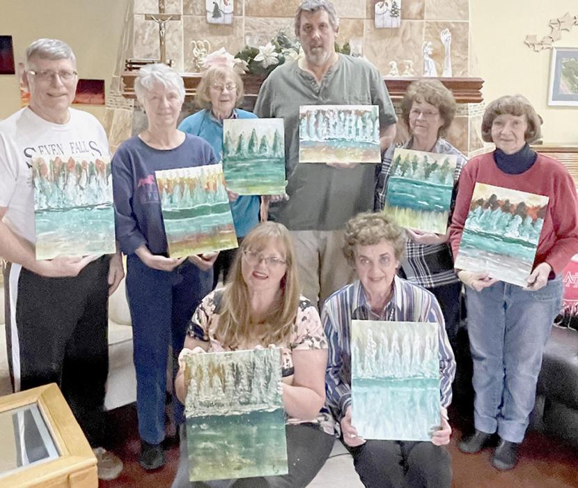 Ainsworth Art Guild Meets for Fun and Learning
