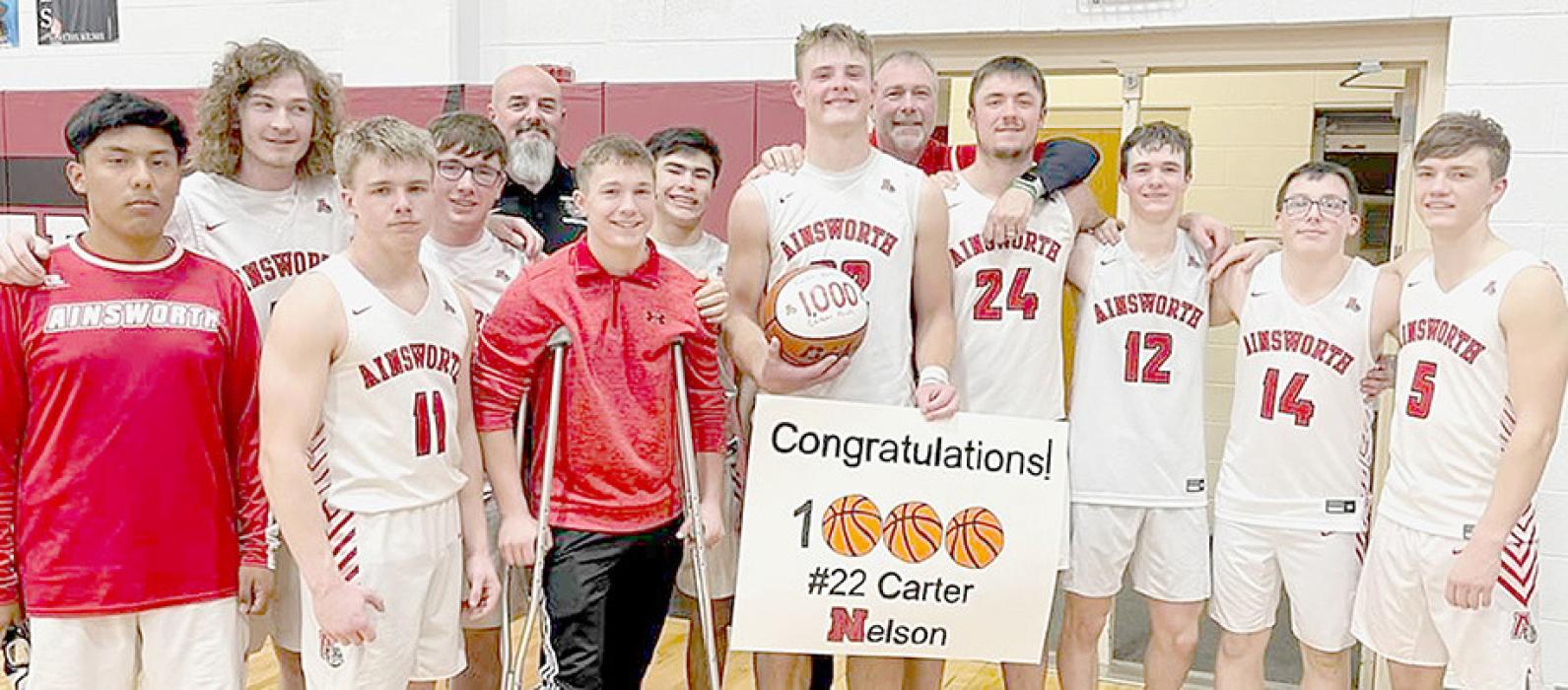 Carter Nelson Breaks 1,000 Scoring Mark