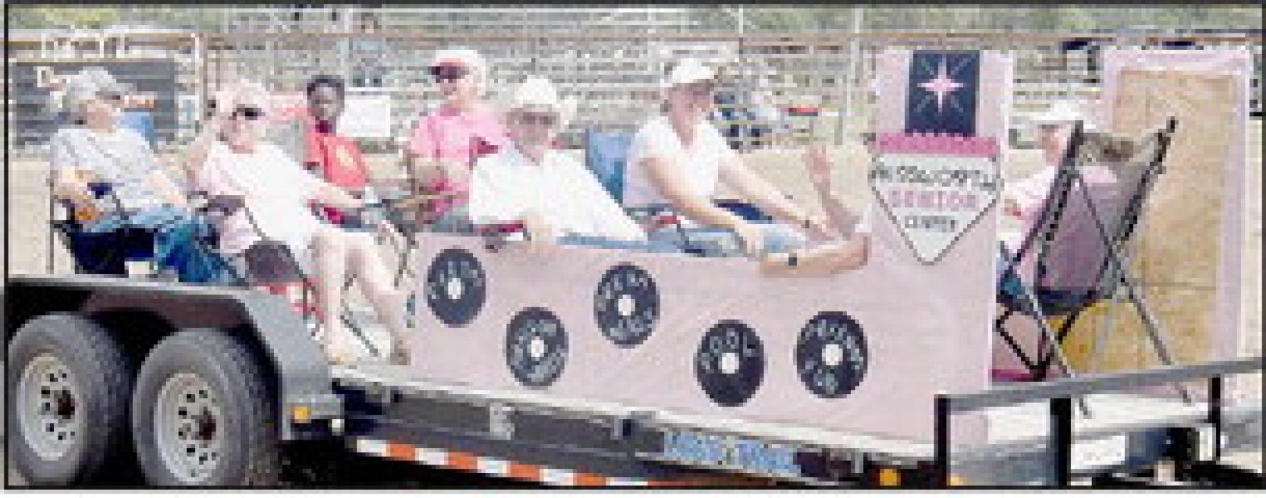Ainsworth Senior Center took first place in the Commercial Float category.