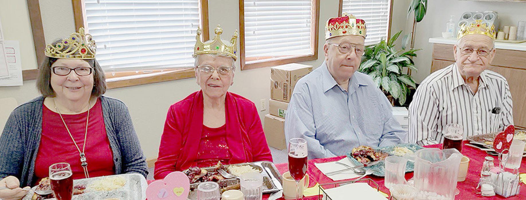 Ainsworth Senior Center Crowns Valentine’s Day Royalty