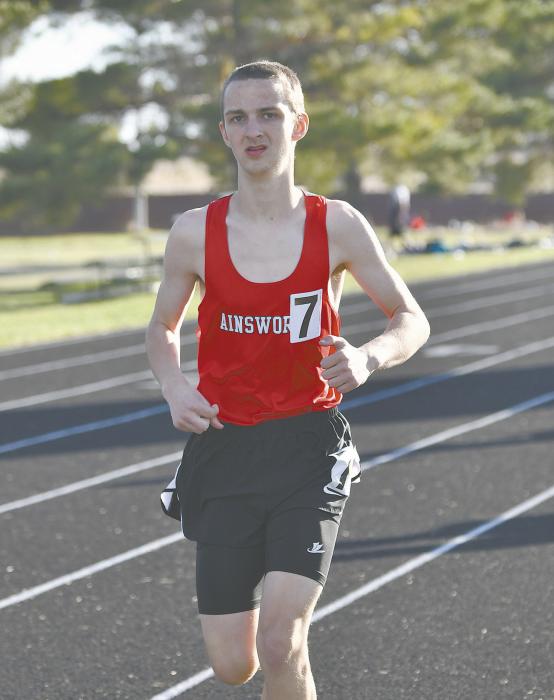 Sophomore Jonathan Strand ran in the 800 meter run, 1600 meter run, and the 4x800 meter relay at the Gregory Invitational.