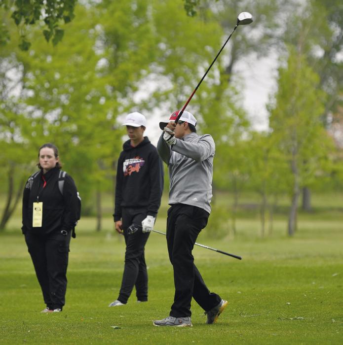 Colby Beegle golfed a 128 at the district invite, hosted by Ainsworth.