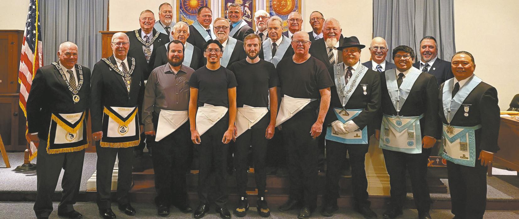 Four New Master Masons Raised at Long Pine Masonic Lodge