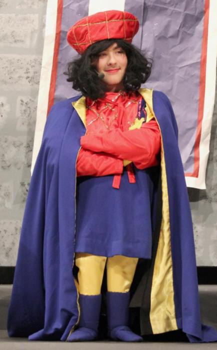 Lord Farquaad was performed by AHS sophomore Cole Bodeman.