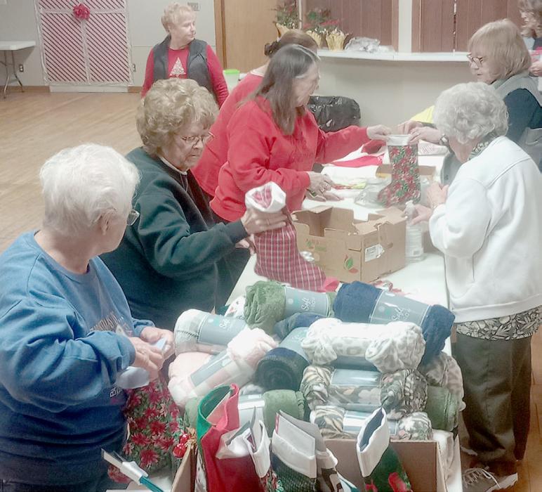 Christmas Cheer and Greetings Delivered in Christmas Stockings by Members of BPO Does #54