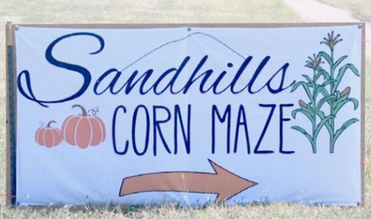 The Sandhills Corn Maze had its opening day on Saturday, October 2nd. In addition to the maze, there are activities like cornhole, a large double slide, hayrides and more. The Sandhills Corn Maze is open every weekend in October, Saturdays and Sundays from 1:00 p.m. to dark. Every weekend from October 23rd through the 31st, the maze will transform into a haunted corn maze once dark arrives.