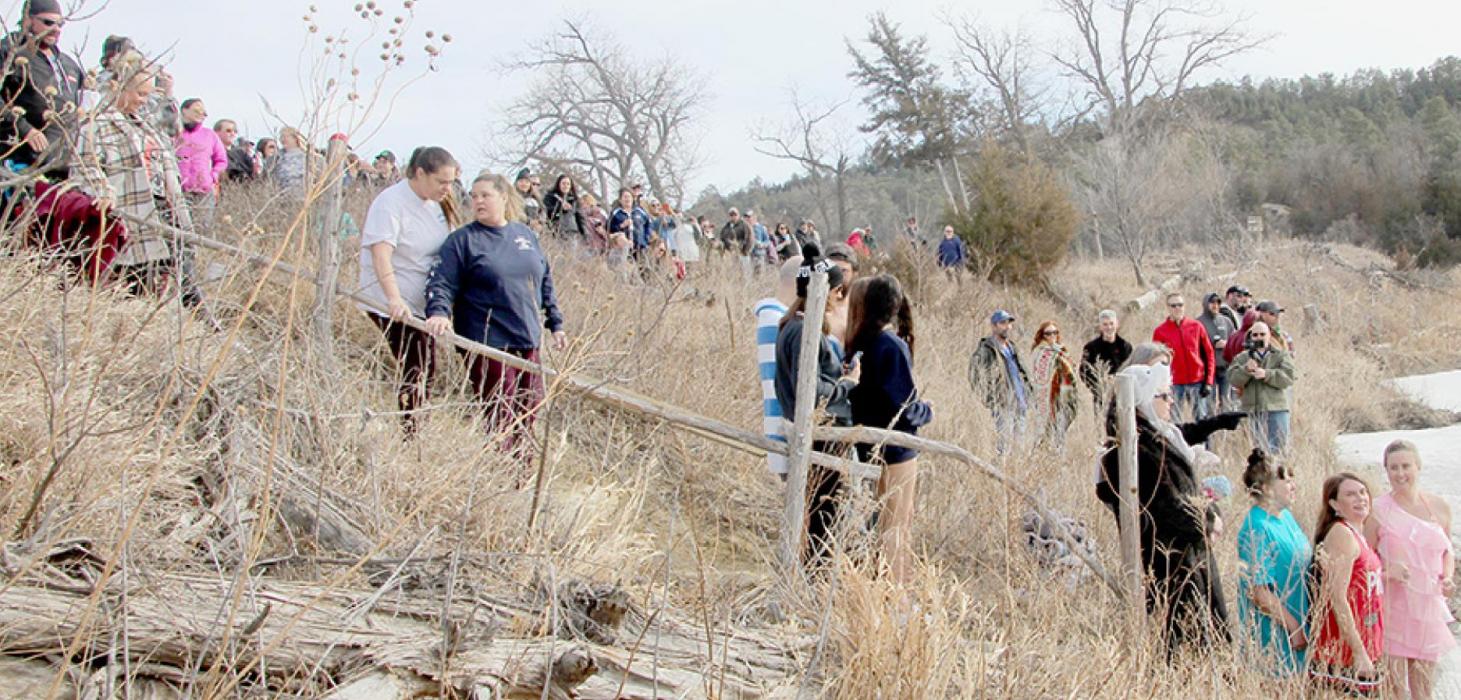 Warm Weather Greets Annual Polar Bear Plunge Dippers