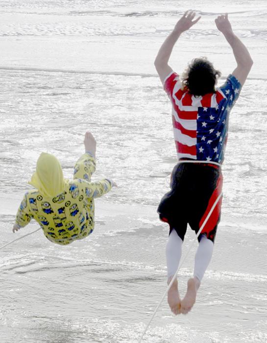 Warm Weather Greets Annual Polar Bear Plunge Dippers