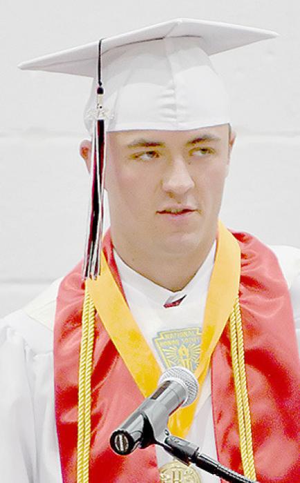 Senior Trey Appelt Presented the Summa Cum Laude Address at Ainsworth High School Graduation