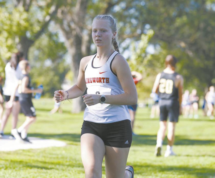 Junior Kiley Orton placed second in the 5,000 meter race, running a 21:22. Photo Courtesy of Prep Running Nerd