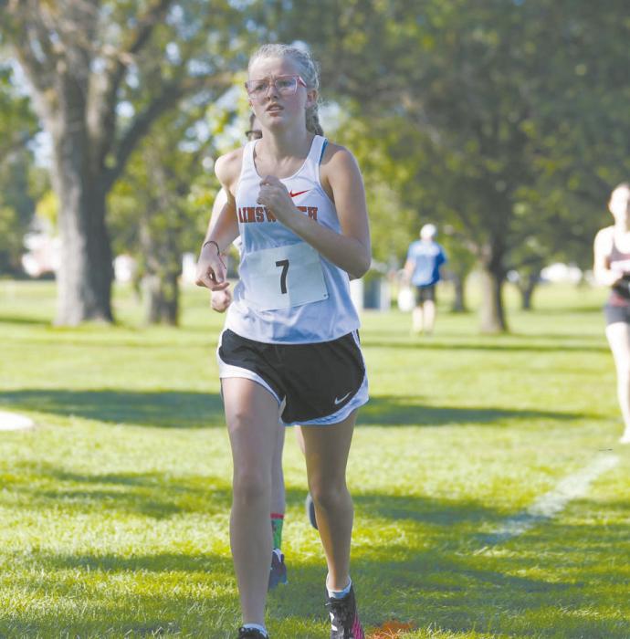 Izzy Painter placed 28th with a time of 31:33. Photo Courtesy of Prep Running Nerd