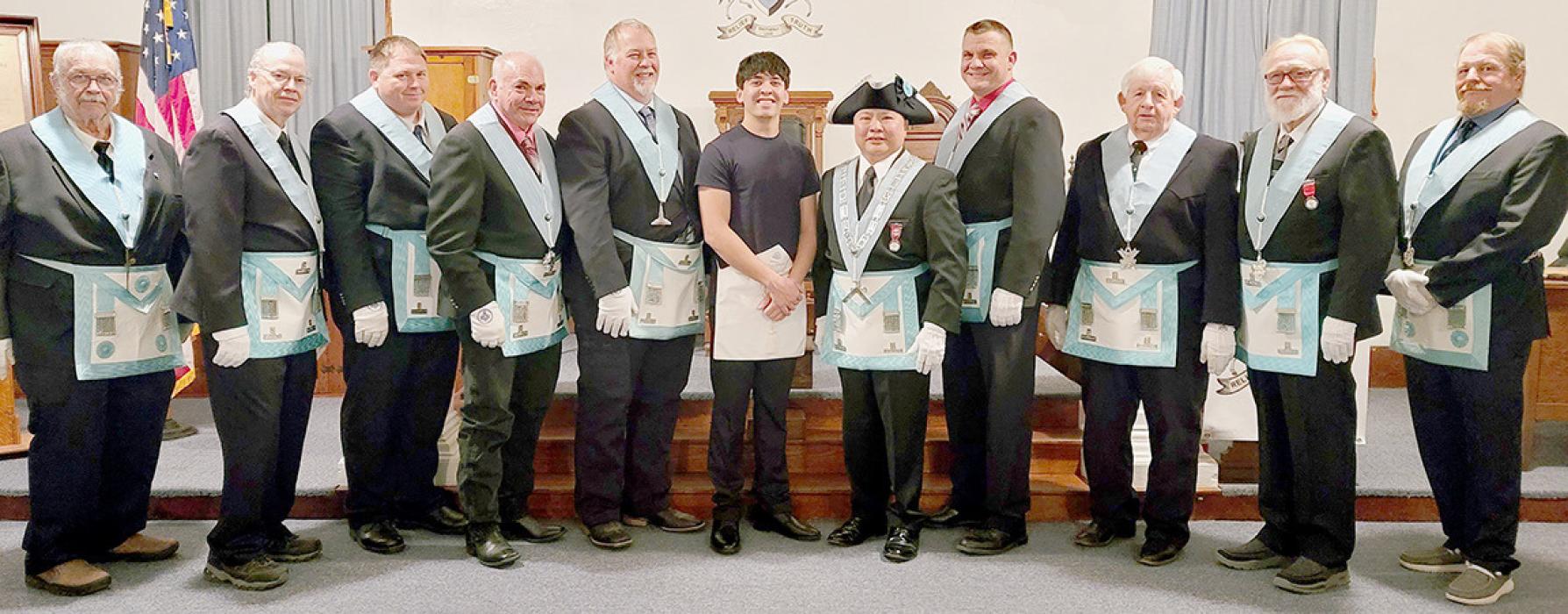 Benemerito Initiated as an Entered Apprentice Mason