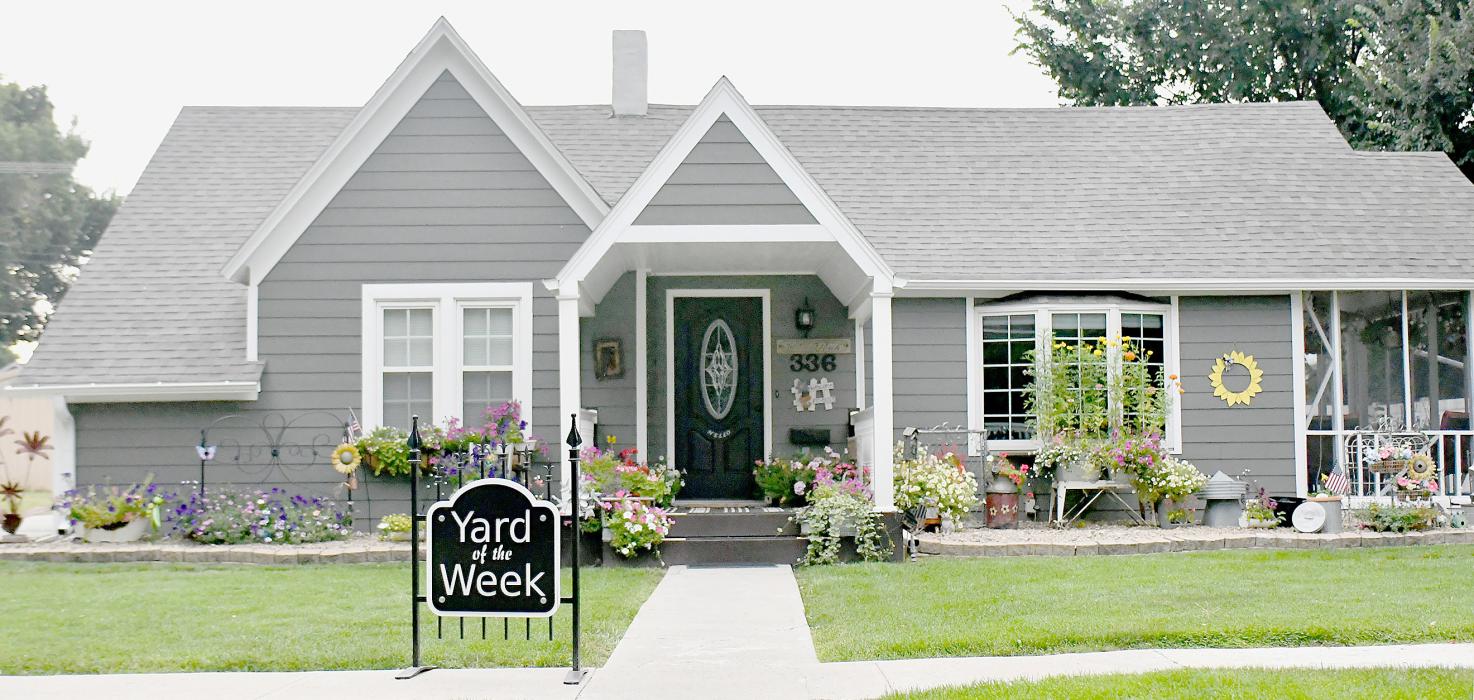 Last Week Yard of the Week Honors Goes to Todd and DeAnn Nilson