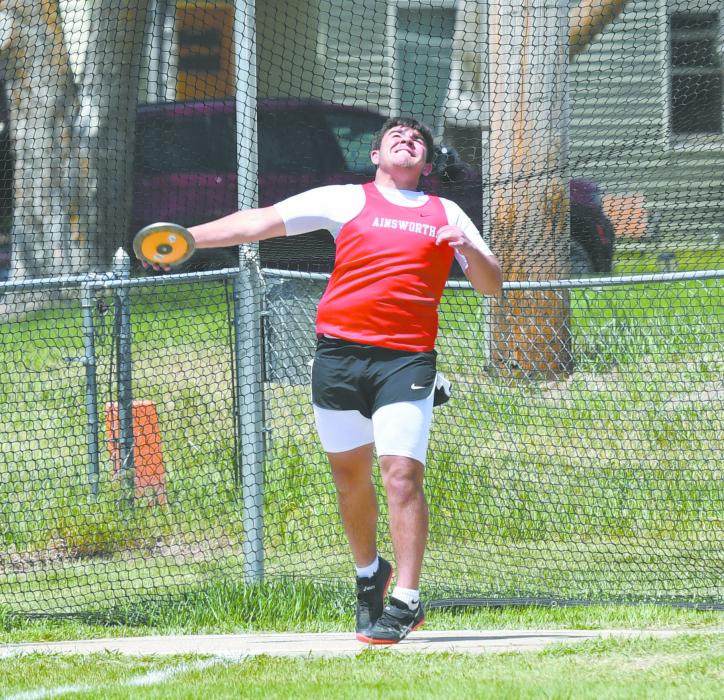 Kyle Fernandez wrapped up his sophomore season of track during the D-4 Invite. His best mark in discus during the season was 127-9.