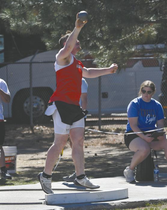 Senior Witten Painter placed fourth in the shot put at the O’Neill Invite, and second at the Hartington-Newcastle Invite.