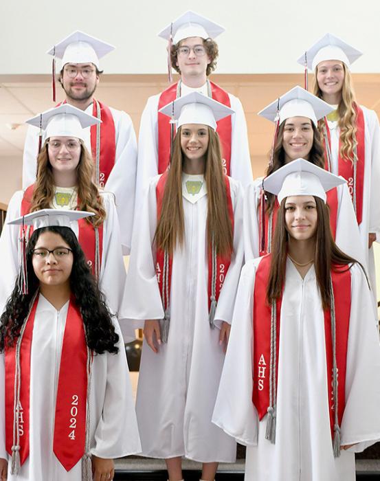 Thirty-three Seniors Graduate with the A.H.S. Class of 2024