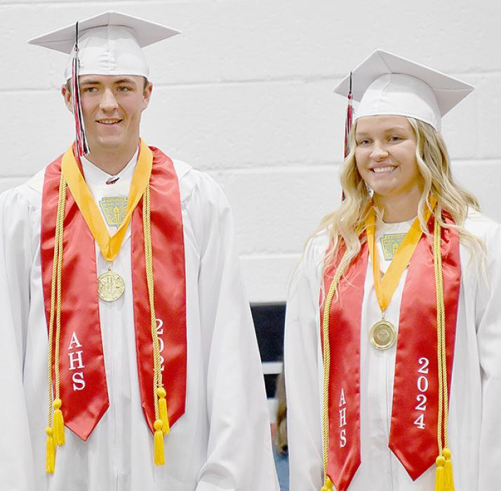 Thirty-three Seniors Graduate with the A.H.S. Class of 2024