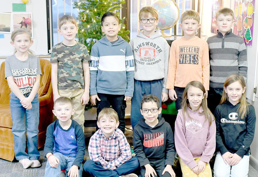 Second grade students of Britley Beck sharing their ideas on yummy cookies are (Front Row - Left to Right): Reegin Alberts, Keegan O’Hare, Gael Barcenas, Cecilia Kerrigan and Sutton Buckles; (Back Row - Left to Right): Mindee King, Leon Carpenter, Santiago Covarrubias, Bryer McNally, Michael Cannaday and Lawson Rentschler.