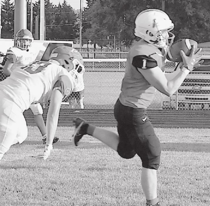 Ethan Fernau scored a touchdown on Ainsworth’s second possession on a 31-yard pass reception from Caleb Allen.