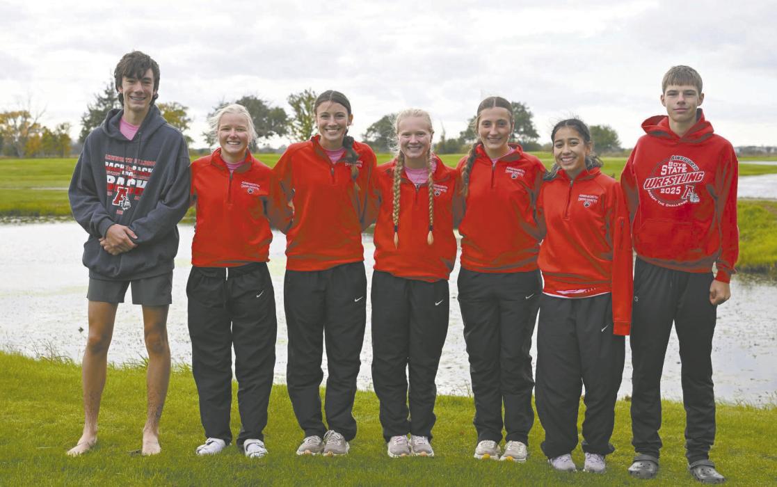 State qualifiers for the Bulldogs this season include (right - left): Ryan Kerrigan, Isabella Painter, Reagan Moody, Kiley Orton, Addilyn Doke, Maya Macias and Holden Beel.